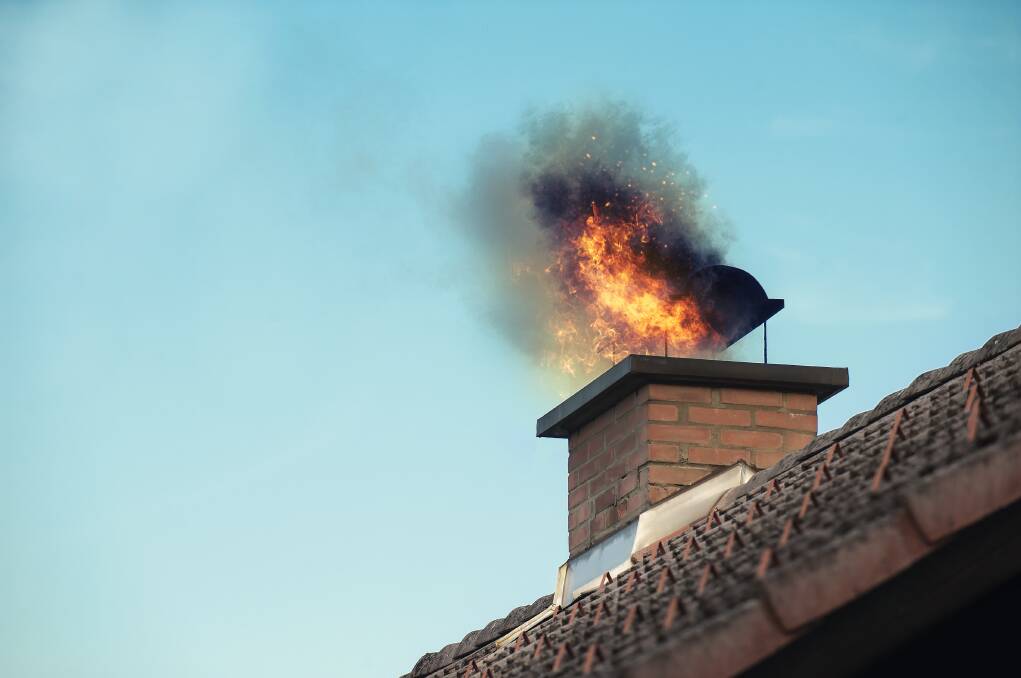 Ash, soot and combustion residue build up can ignite, resulting in flames coming out your chimney, or worse, going into your roof.