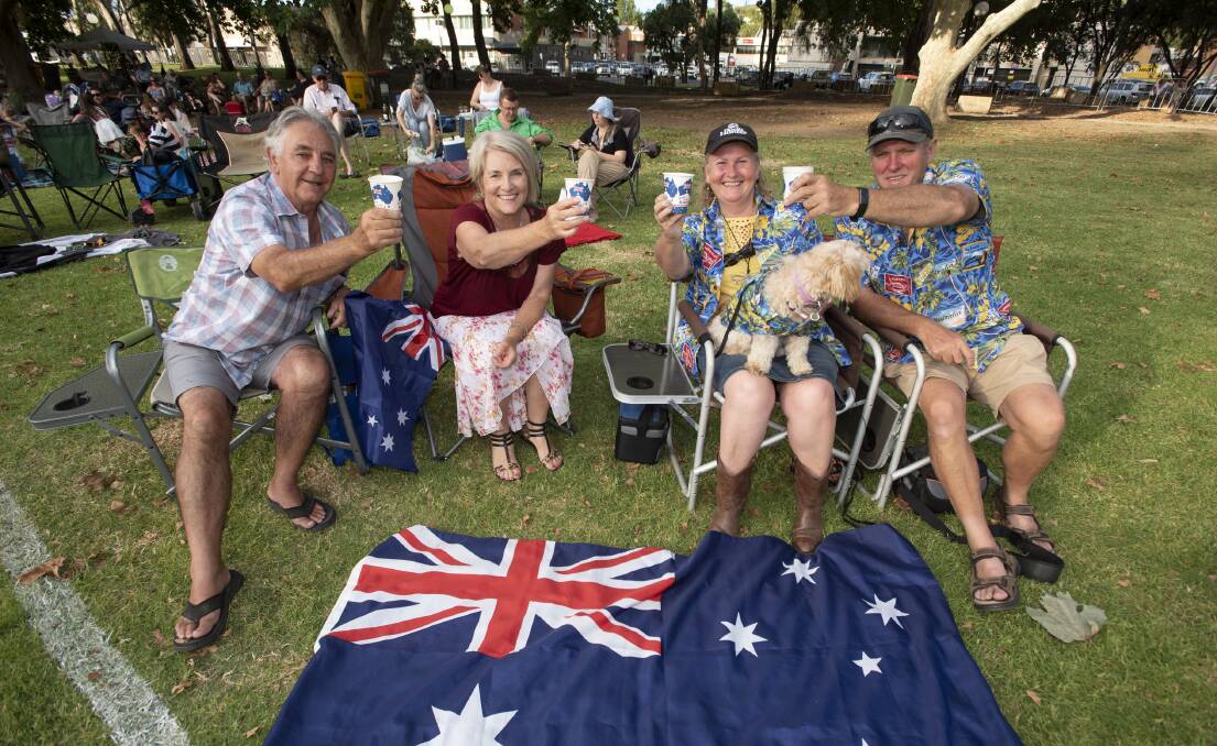 HERE'S CHEERS: Australia Day celebrations are set to kick off across the region on January 26. Photo: Peter Hardin, file.