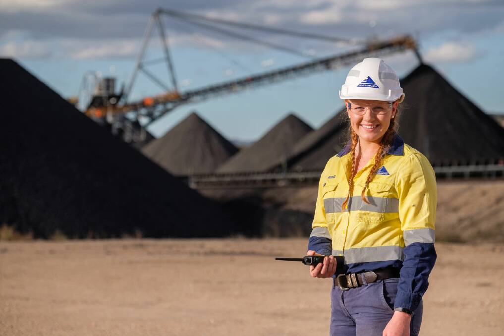 SPECIAL AWARD: Whitehaven Coal electrician Georgia Foley has won a NSW Training Award. 