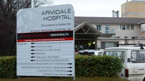HOSPITAL TRIAL: The University of New England has partnered with Armidale Hospital to conduct the trial. Photo: File