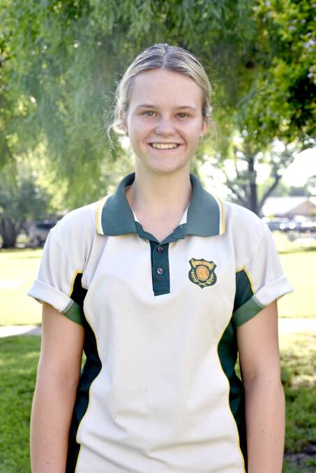 On song: Gunnedah High’s Zoe Fleming was one of North West’s best performers on day one of the Combined High Schools state carnival.