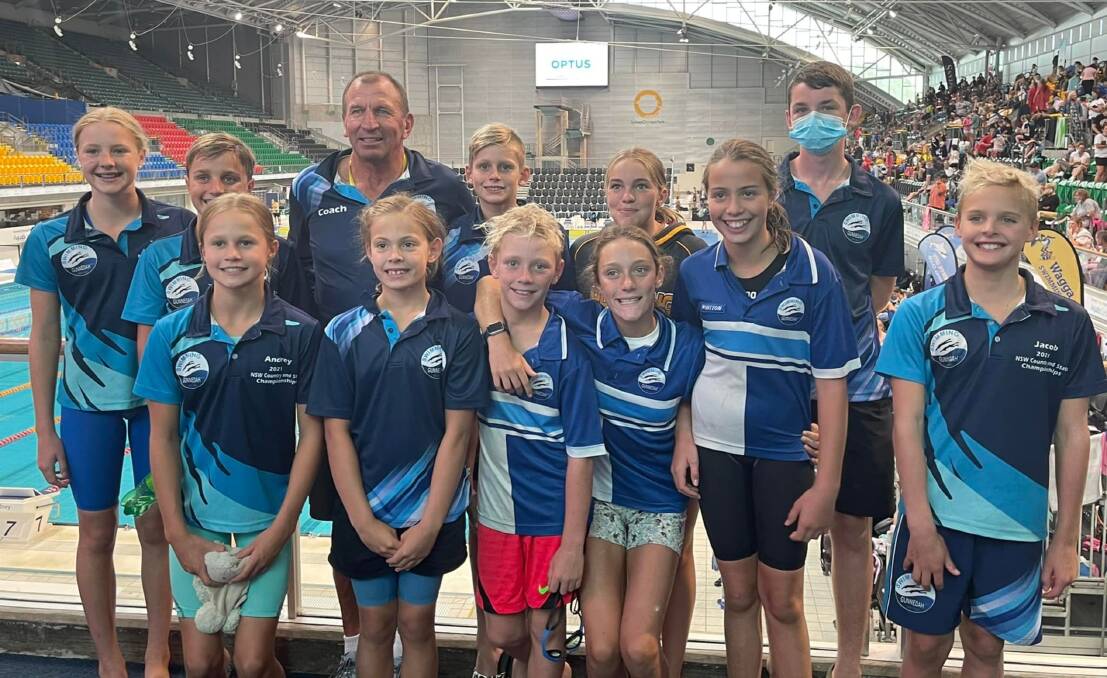 Team effort: All of the Gunnedah swimmers shone at the Sydney Olympic Park Aquatic Centre over the weekend. Photo: Swimming Gunnedah Inc Facebook. 