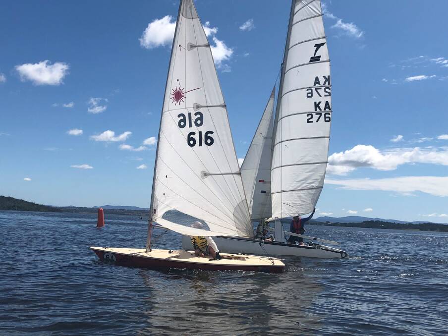 Picture perfect: Sailors took to the water under sunny skies on Sunday for the first head of the Head of the River series. Photo: Jeannette Bucher
