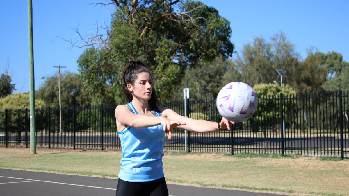 Bright prospect: Eliza Perkins had her first state development squad training session on the weekend. Photo: Vanessa Honke.