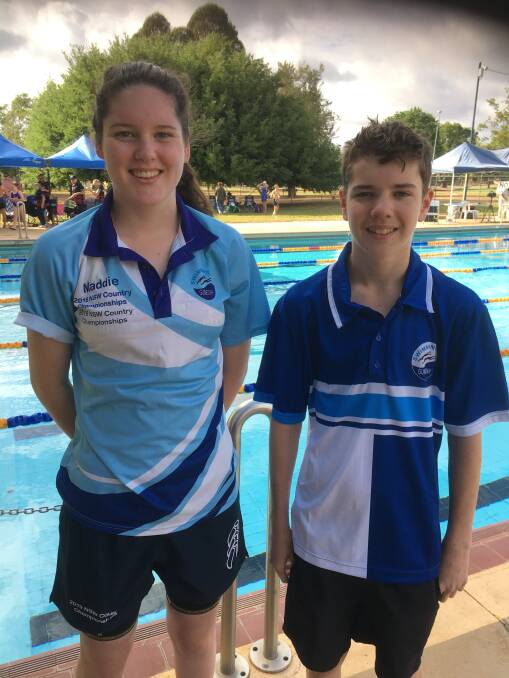 Dynamic duo: Siblings Maddie and Brodie represented Gunnedah well at the Inverell carnival.