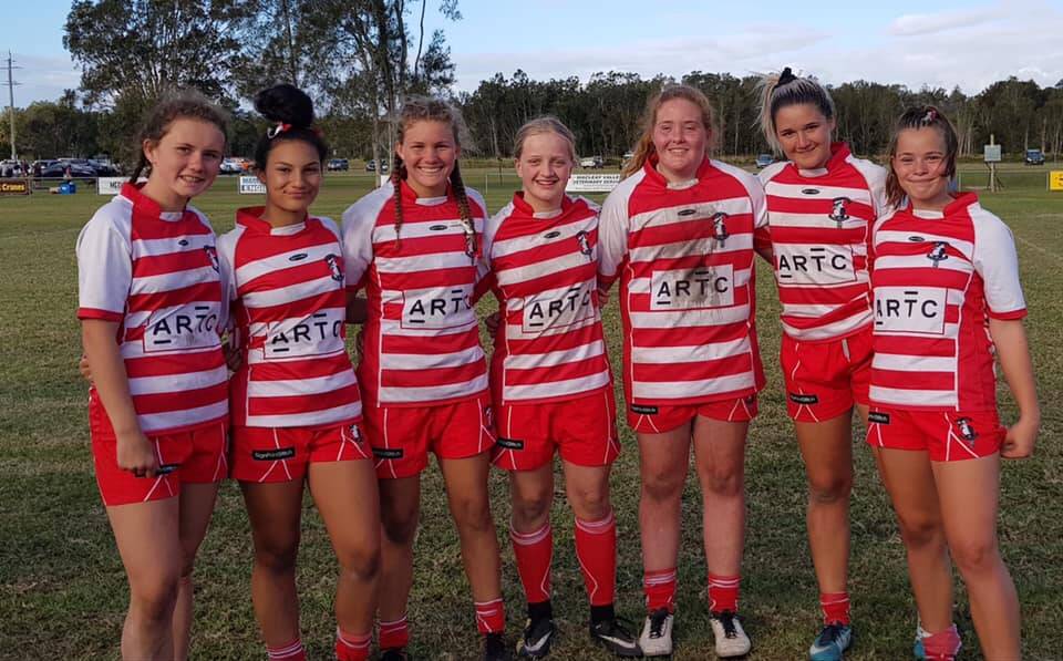 The Central North under-15s girls' efforts at the weekend's Country Championships were rewarded at the selection table with (Not in photo order) Eliza ODonnell, Sarah ONeill, Abbie Kent, Brooke McKinnon, Charlotte Eather, Mia Taylor and Anastasia Martin selected in the Country squad.