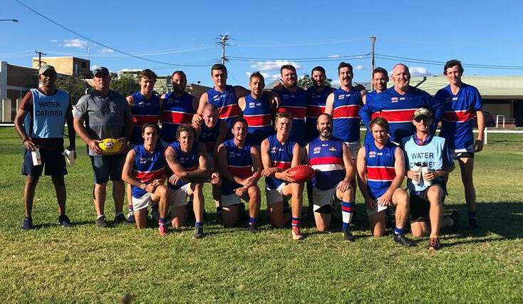 Springboard: Gunnedah Bulldogs overcame a first game stumble to defend the Crossroads Cup at Narrabri on Saturday.