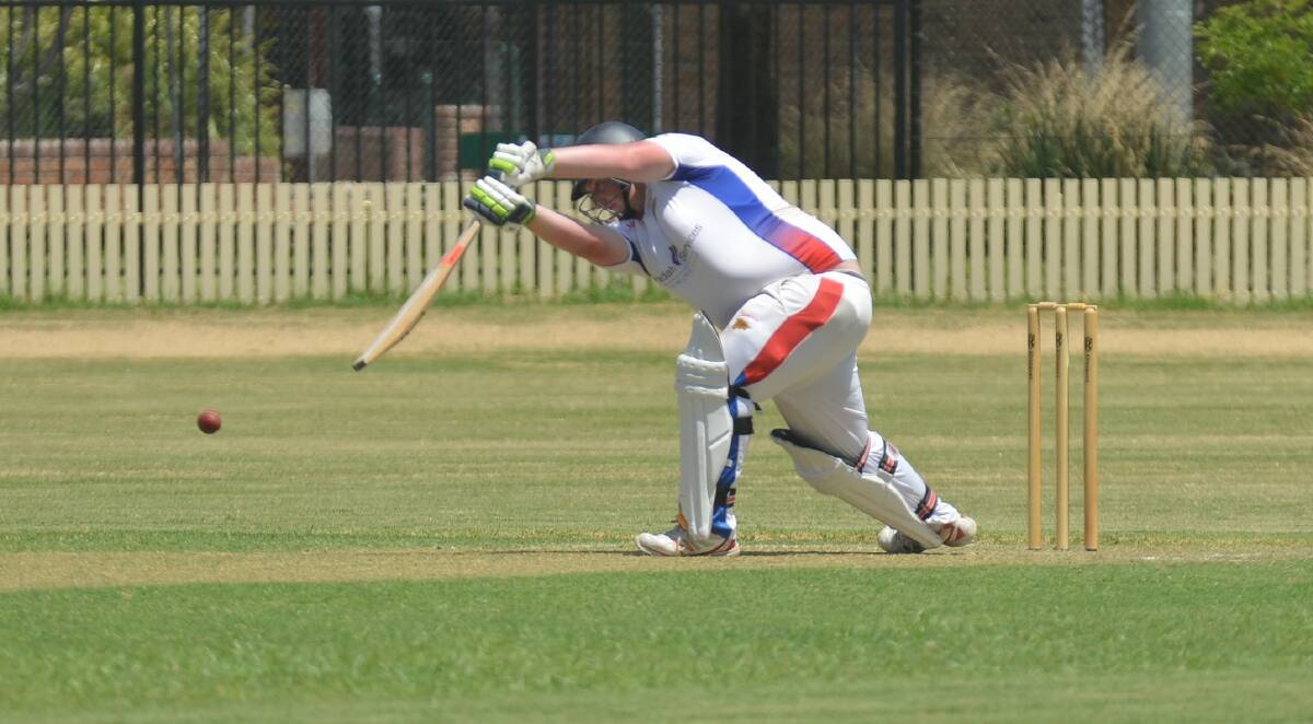 Anchor: Justin Carter came within a run of his second half-century for the season as he steered Mornington to victory on Saturday.