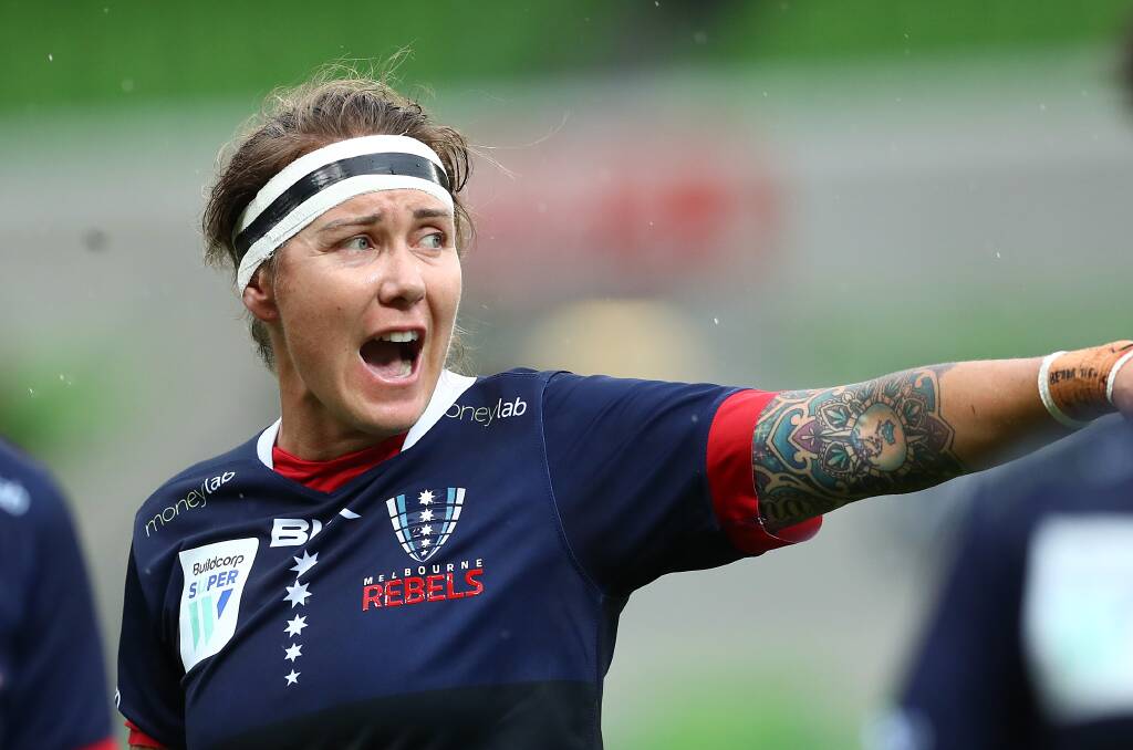 Rebels revival: Brooke Saunders says she has "loved everything" about her return to top level rugby. Photo: Kelly Defina/Getty Images