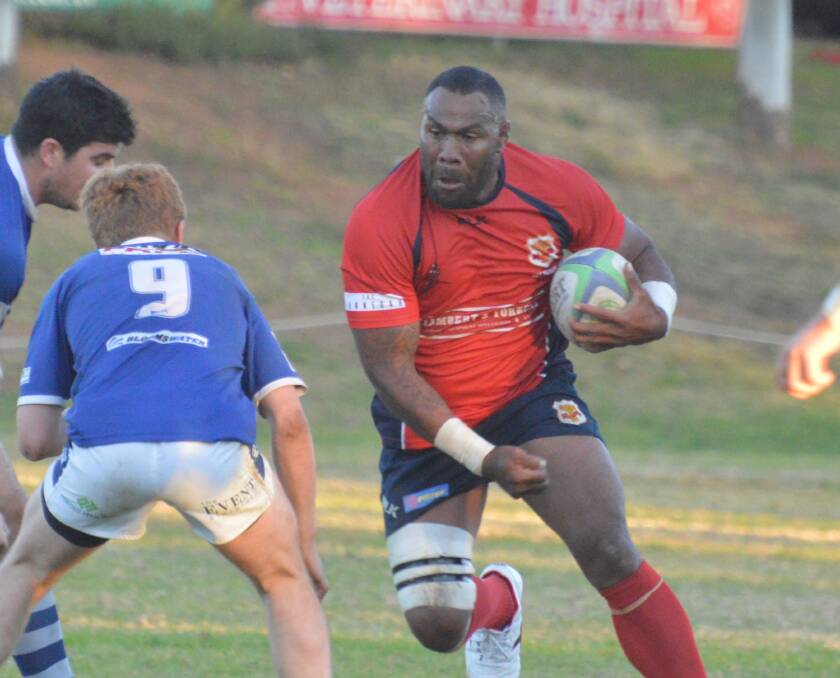 Sanimo Navatu was outstanding for the Red Devils in their final round win over Scone.