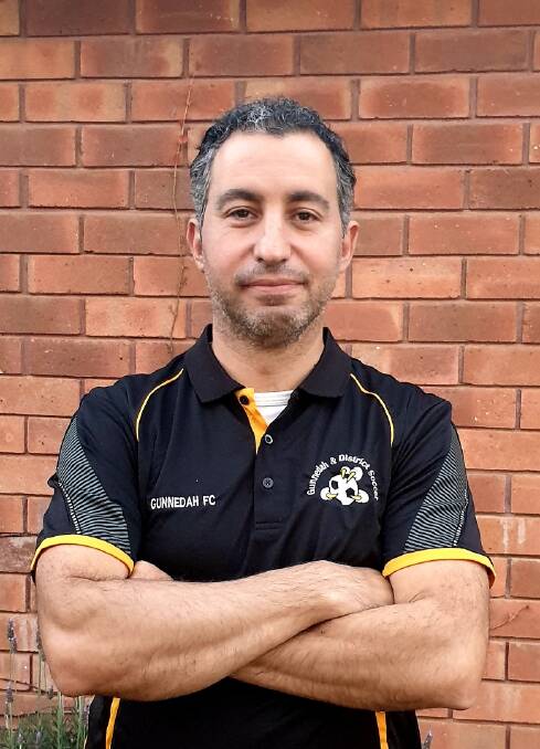 Stepping up: Atilla Yigman's passion for soccer was sparked at an early age and has led him to coaching the Gunnedah FC reserve grade side.