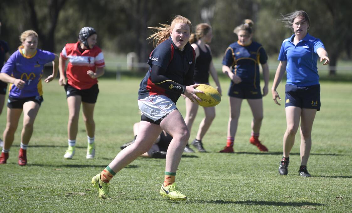 Rep duties: Eliza O'Donnell will be one of several Gunnedah players kitting up for Central North at this weekend's State 7s Championships. She will play with the under-15 girls.