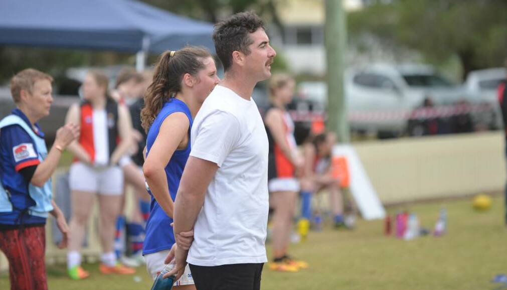 Proud: Bulldogs women's co-coach Sam Proudfoot said it is credit to the sides commitment that they are in the position they are in. 