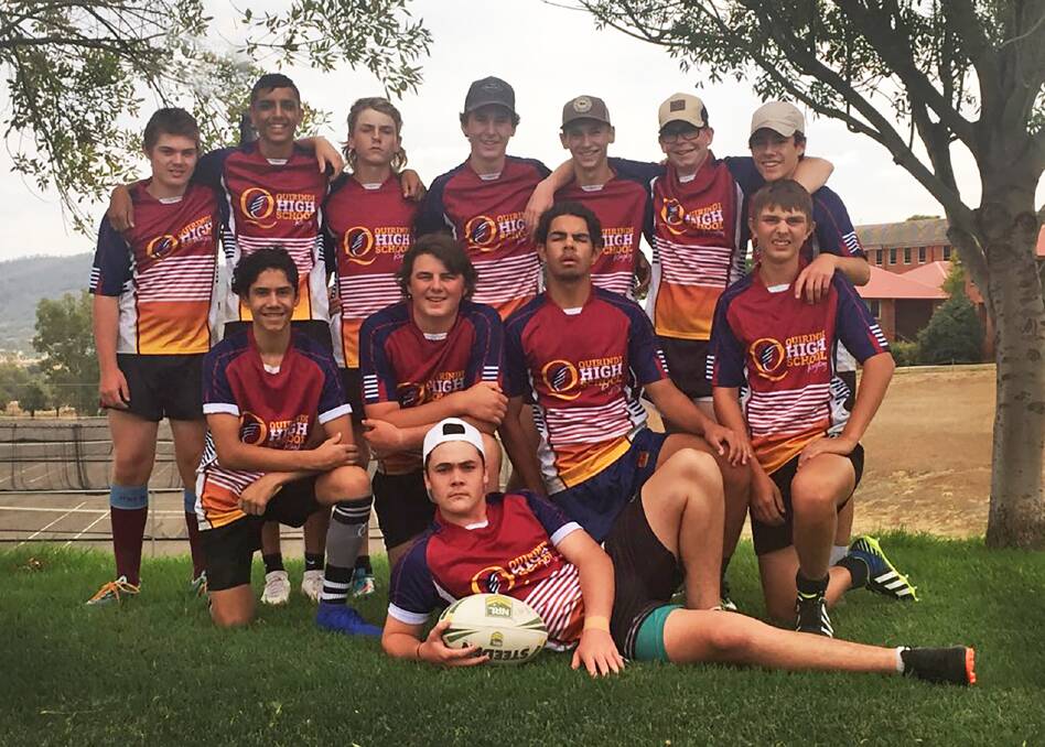 The Quirindi High under-16 boys were undefeated at the recent Super 9's rugby league gala day.
