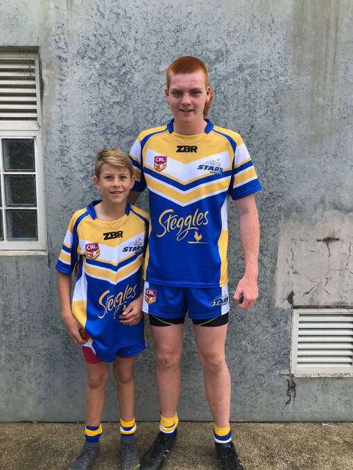 Aiden King and Matt Ross played for the Group 4 under-14s.