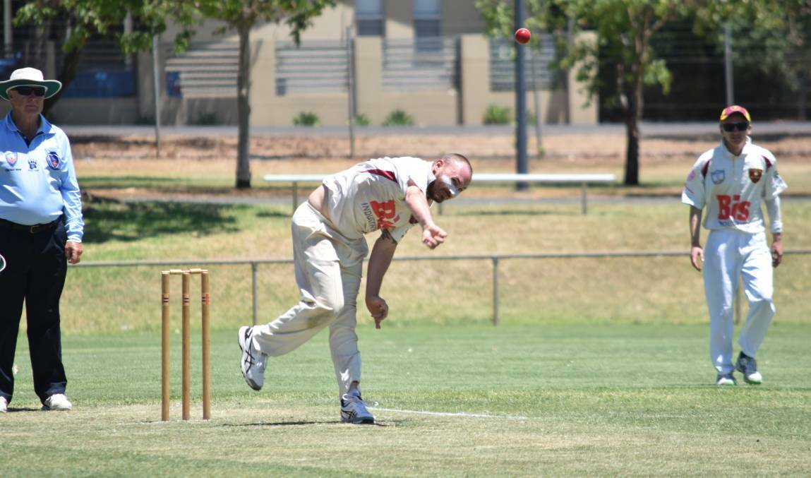 Match-winning effort: Brad Jenkinson capped off a strong allround performance with five second innings' wickets. Photo: Ben Jaffrey.