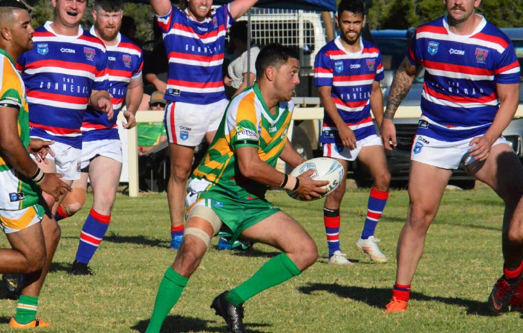Steering the ship: Josh Trindall was one of Boggabri's best in their opening round loss to Gunnedah. Photo: Sue Haire
