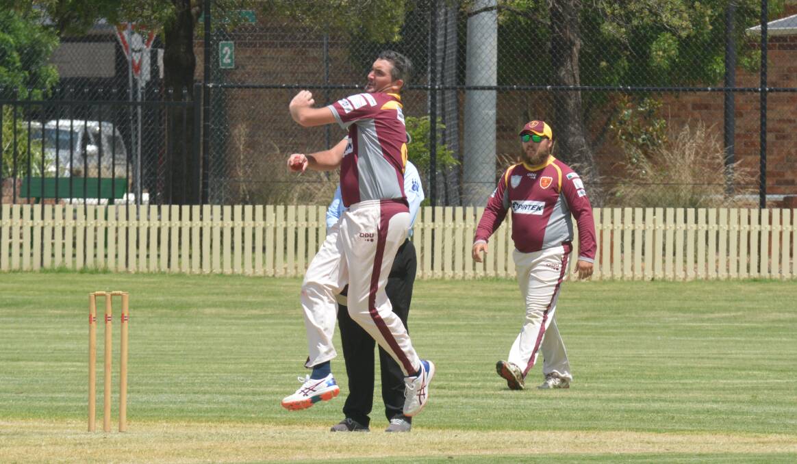 The Court House batsmen struggled to get on top of Luke Ryan. He was on a hat-trick at one stage and his eight overs went for only eight. 