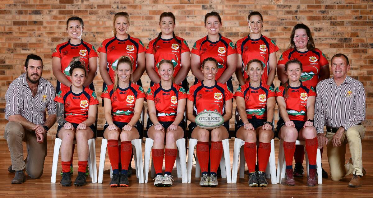 The Red Devils' women's 7s side will play for a berth in the grand final at Walcha on Saturday. Photo: Paul Mathews Photographics
