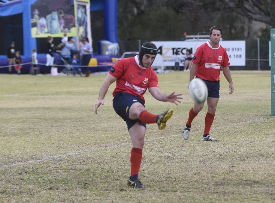 Kicking off: Zac Newcombe and the Red Devils are hoping history doesn't repeat when they venture to Inverell on Saturday. 