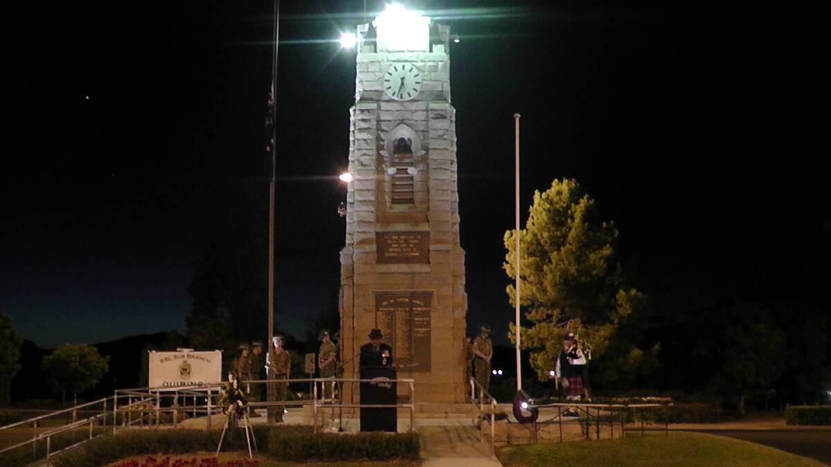 The Quirindi dawn service will commence at 5.30am and the Werris Creek dawn service at 6am. Photo: supplied