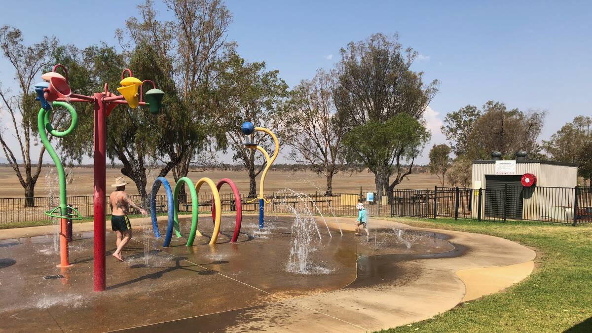 Families are still taking advantage of the water park at Lake Keepit. Photo: supplied