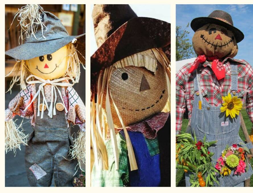 Some example scarecrows. Photos: supplied