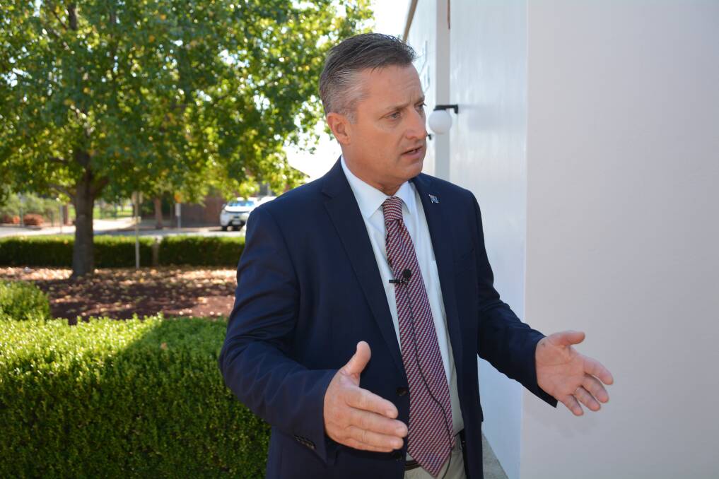 IMPORTANT ISSUES: Mayor Jamie Chaffey addresses the media about the upcoming election. Photo: Jessica Worboys