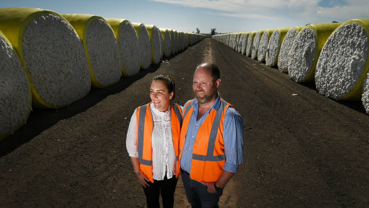 DYNAMIC DUO: Carroll Cotton Co owners Trudy and Scott Davies. Photo: Gareth Gardner