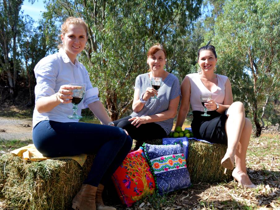 CHEERS: Gunnedah Shire Council's economic development manager Charlotte Hoddle, community and social planner Debra Hilton and Gunnedah Chamber of Commerce vice president Stacey McAllan are excited for the festival. Photo: Jessica Worboys