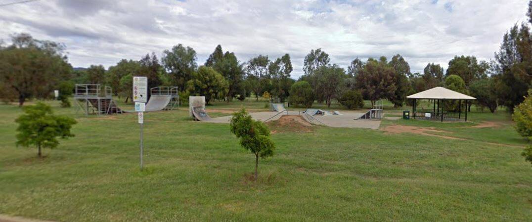 Gunnedah Skate Park. Image: Google Maps