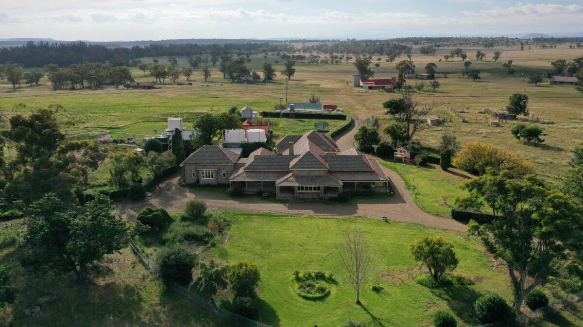 OPEN TO ALL: An aerial view of the historic Kurrumbede grounds. Locals will be able to check out the site soon. Photo: supplied