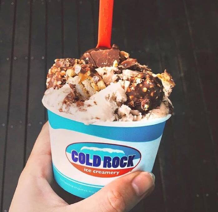 Cold Rock Ice Creamery was one of the stalls planned for the Gunnedah and Armidale events. 