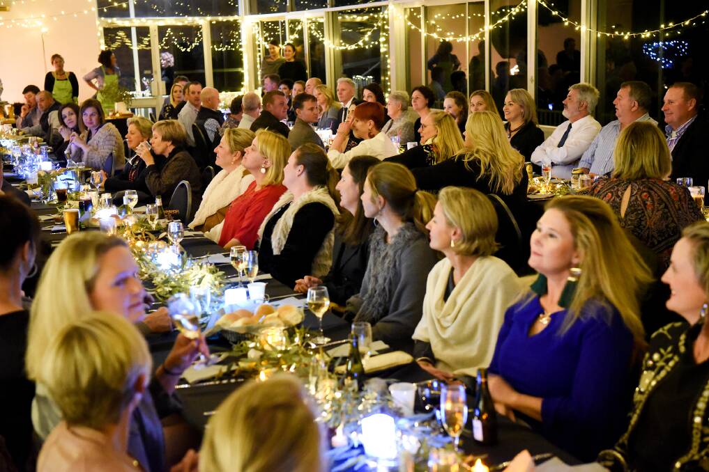 Quirindi Jockey Club's dining room was packed with guests. Photo: Sally Alden Photography