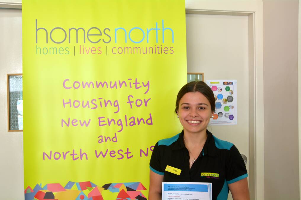 Homes North's client relations officer Kaitlin Smith will be working with the ladies in the Share Your Journey program. Photo: Jessica Worboys