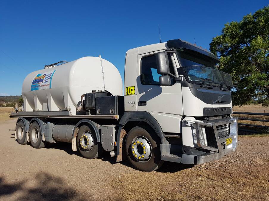 The trucks go out every day, delivering water to those in need. Photo: supplied.