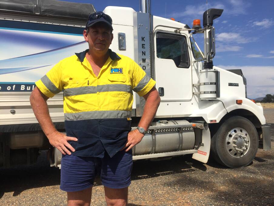 Gunnedah truck driver Mark Hall would like to see more dedicated rest areas for heavy vehicles. Photo: Supplied
