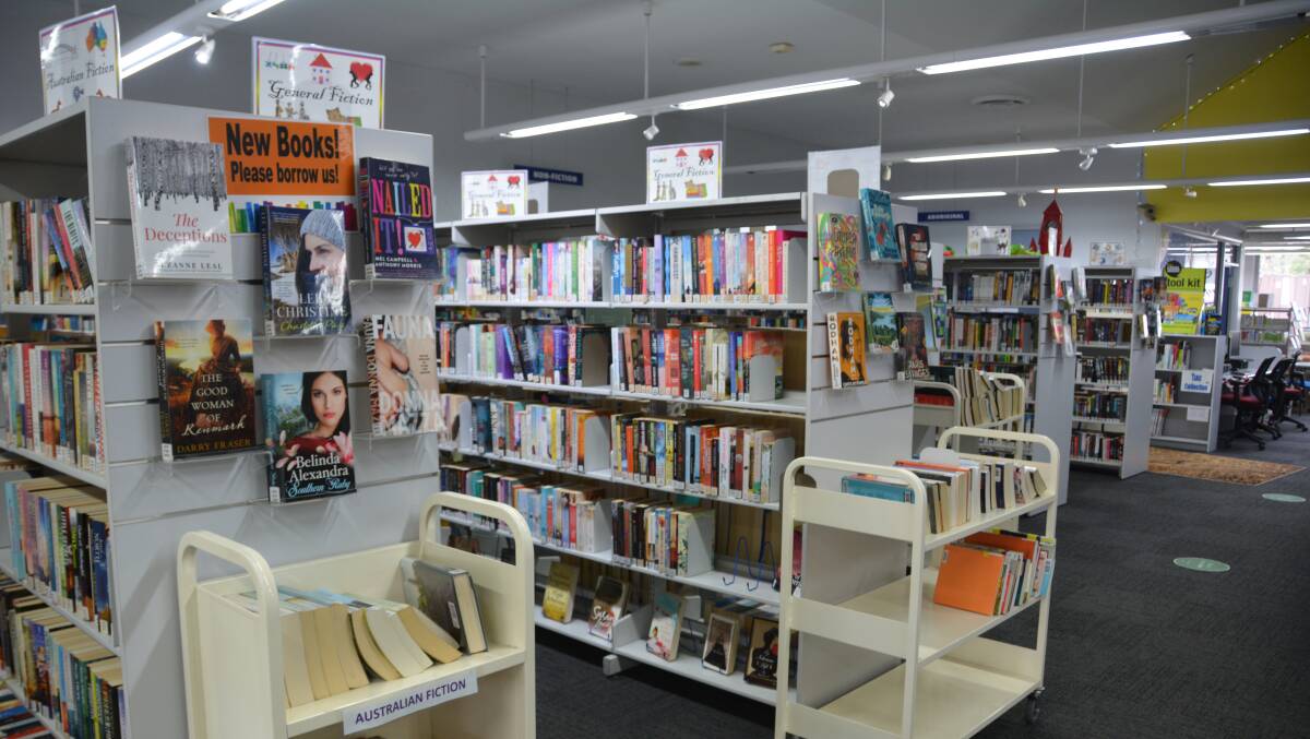 There's a lot of books available to borrow which explain Gunnedah's history. Photo: Jessica Worboys