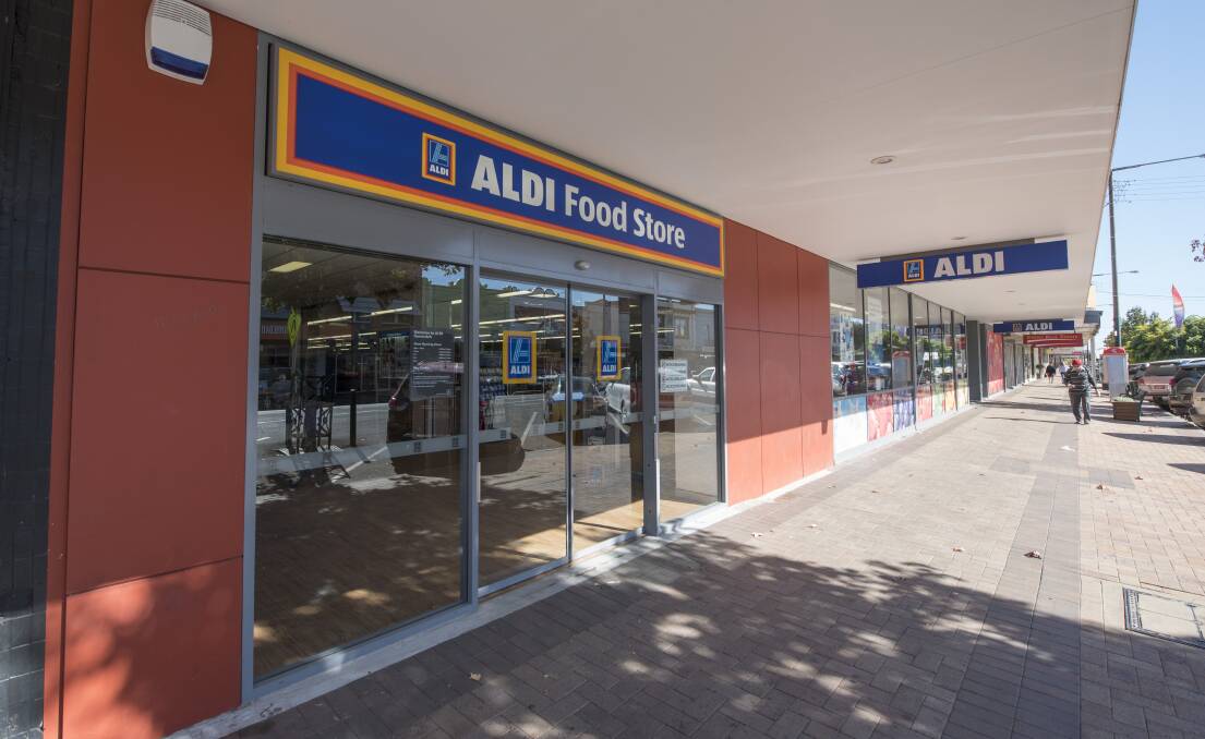 Aldi Gunnedah's store is located on Conadilly Street. Photo: Peter Hardin