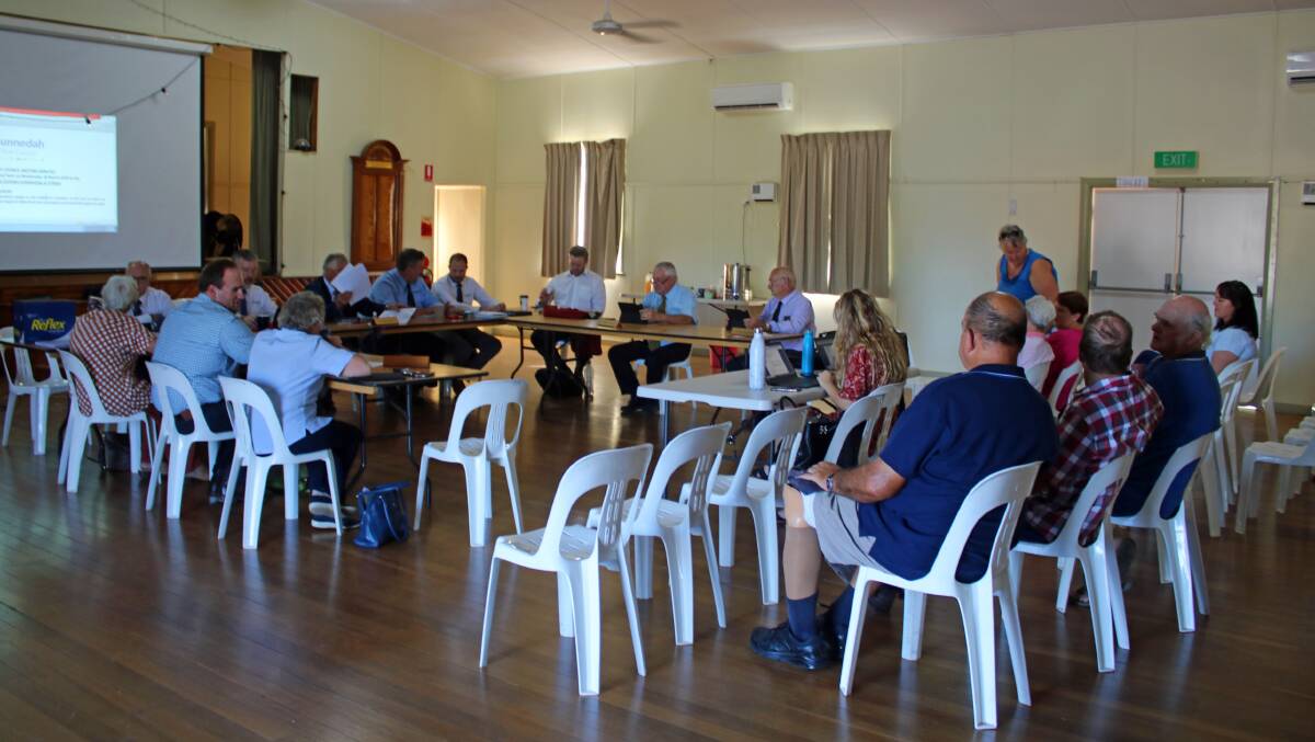 The March council meeting was held at Curlewis. Photo: Vanessa Hohnke