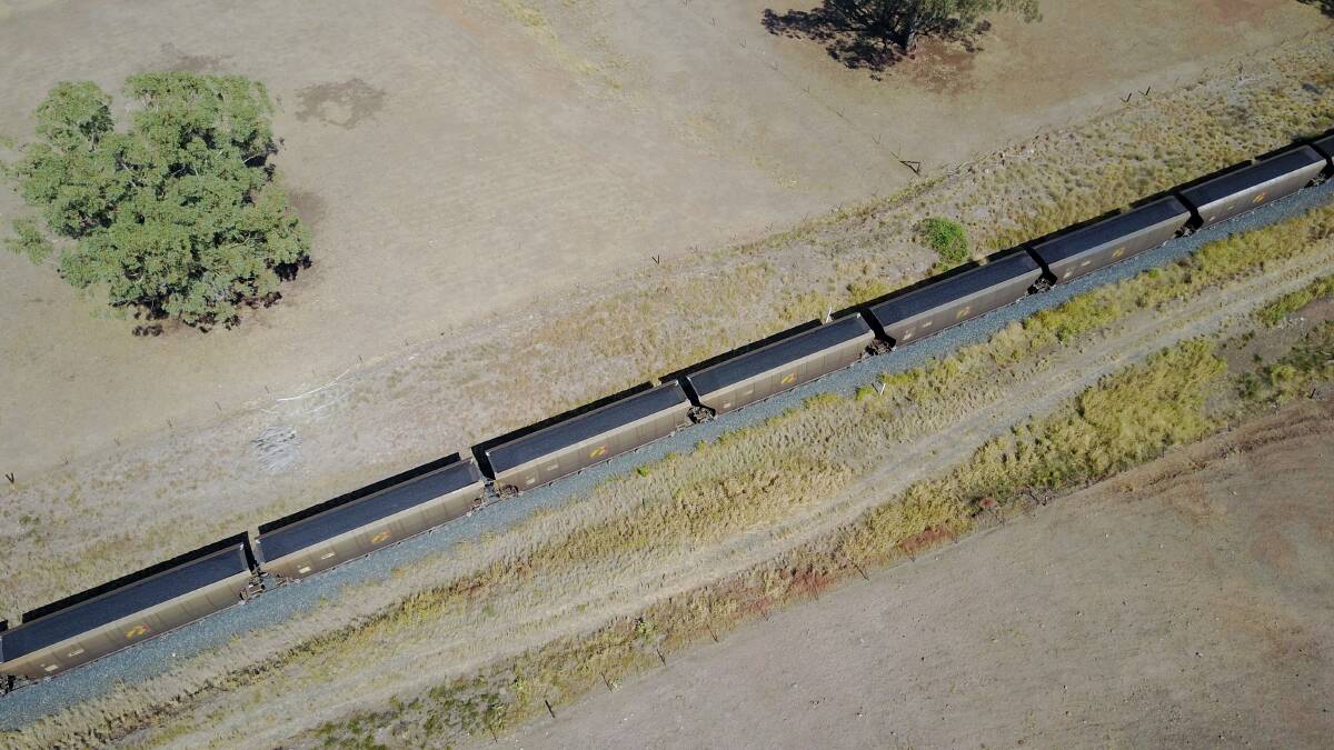 A coal train on the Hunter Valley network. Photo: supplied