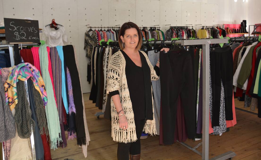 NEW LOCATION: One of a Kind's retail manager Jen Watterson with some of the ladies fashion in the new store on Conadilly Street. Photo: Jessica Worboys