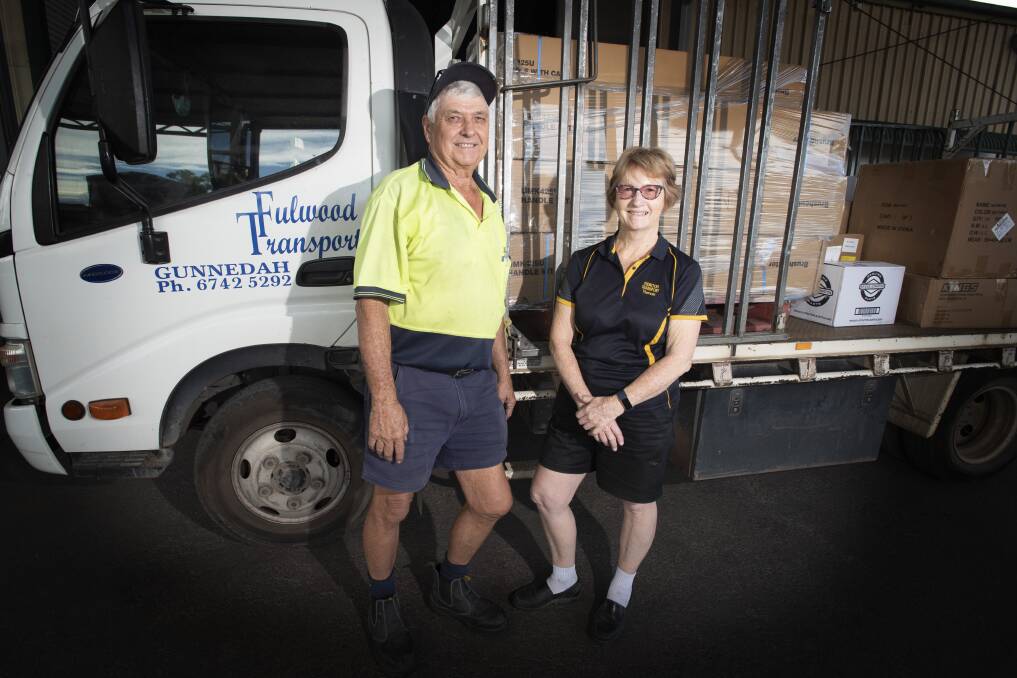 END OF AN ERA: Doug and Therese Fulwood will be hanging up their high-vis and shutting the gates of Fulwood Transport. Photo: Peter Hardin