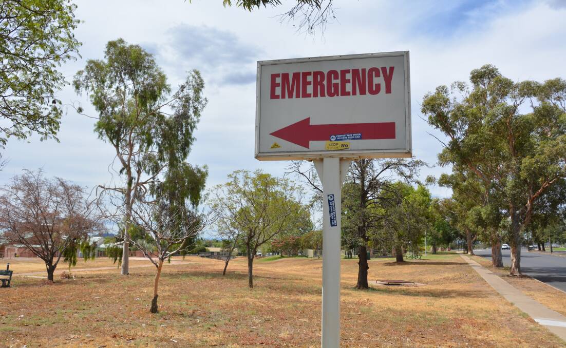 Gunnedah Hospital is still seeing too many minor illnesses presented to the emergency department. Photo: Jessica Worboys