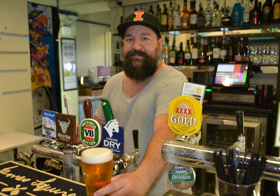 Luke Prout took over the ownership of the Gunnedah Hotel earlier in the year, and is looking forward to serving up dishes on the food trail. Photo: Jessica Worboys