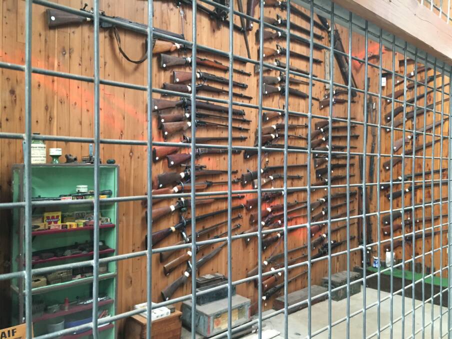 Gunnedah Rural Museum's collection is behind bars so visitors are not able to access the area. Photo: Trent Donoghue