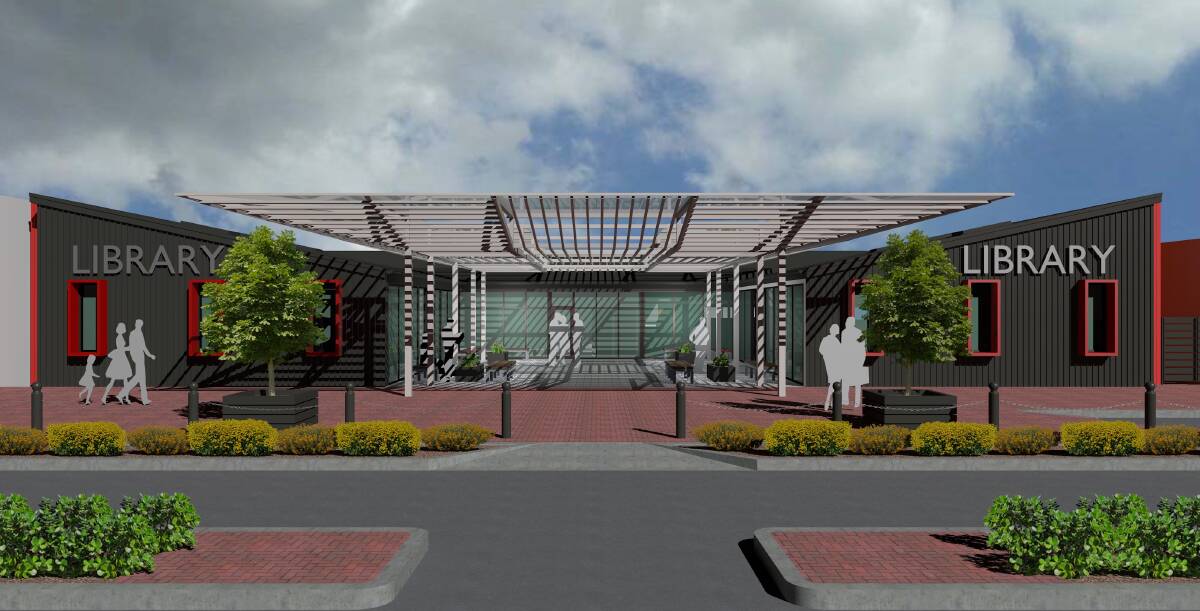 An artist's impression of the Quirindi Library redevelopment. Photo: supplied