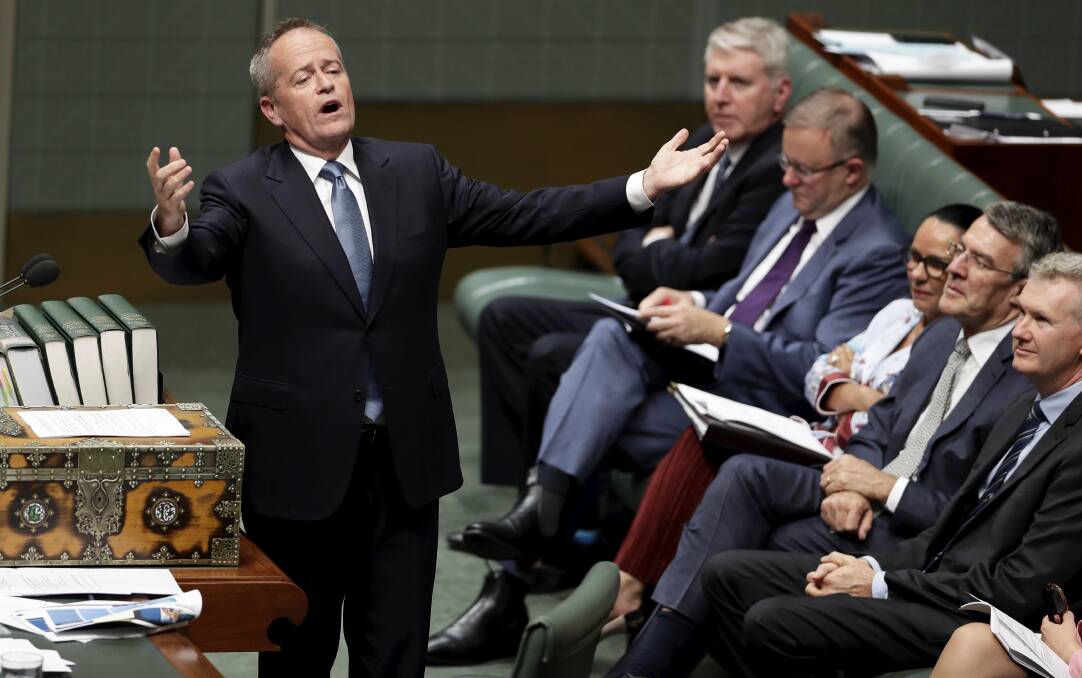 SHIFT: Bill Shorten says it's "crazy" to pay refunds, but previous Labor governments didn't stop the practice. Picture: Alex Ellinghausen