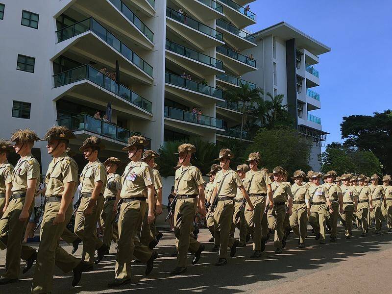 An airforce flyover will be part of this year's Anzac Day march in Darwin, a strong military centre