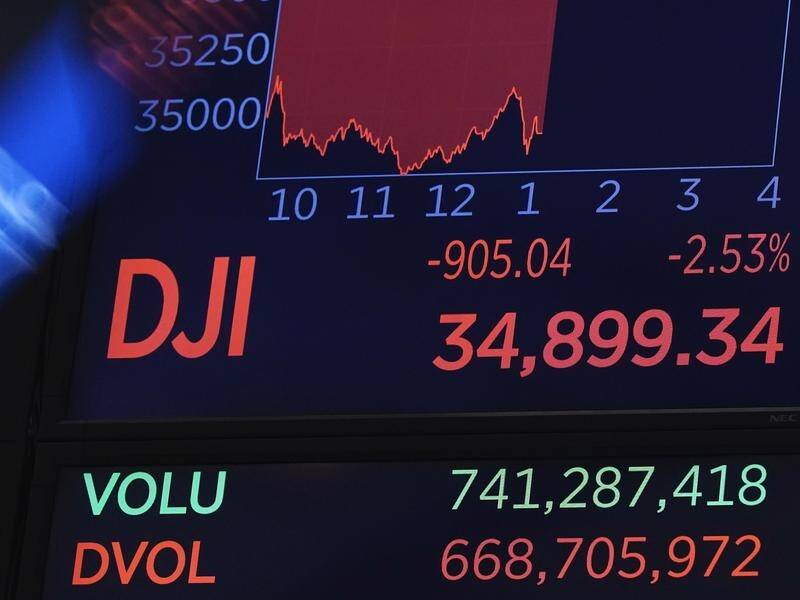 Wall Street suffered its biggest one-day drop in months on Friday, hitting Australian share futures.